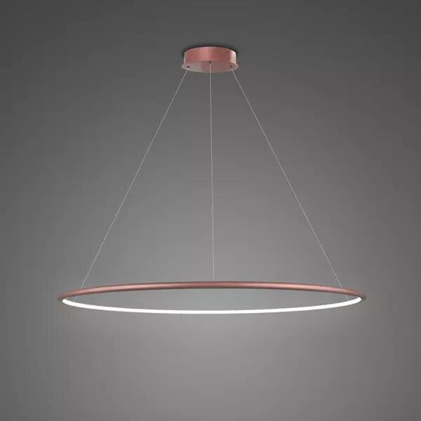Ledowe Okręgi No.1 80cm 4k Rose Gold Dali Pendant Lamp