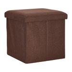 Pufa Intesi Vels Vintage brązowa