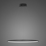 Lampa wisząca Ledowe Okręgi No.1 60cm 4k czarna