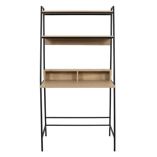 Biurko z Półkami Zack czarne