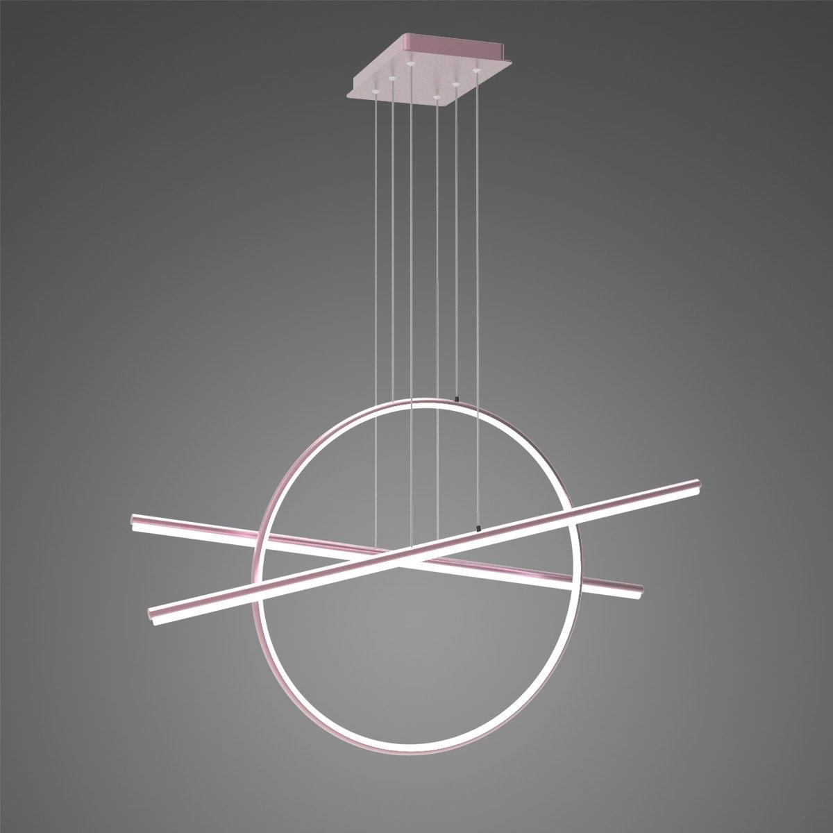 Lampa wisząca Linea No.3 4k różowo złota ściemnialna