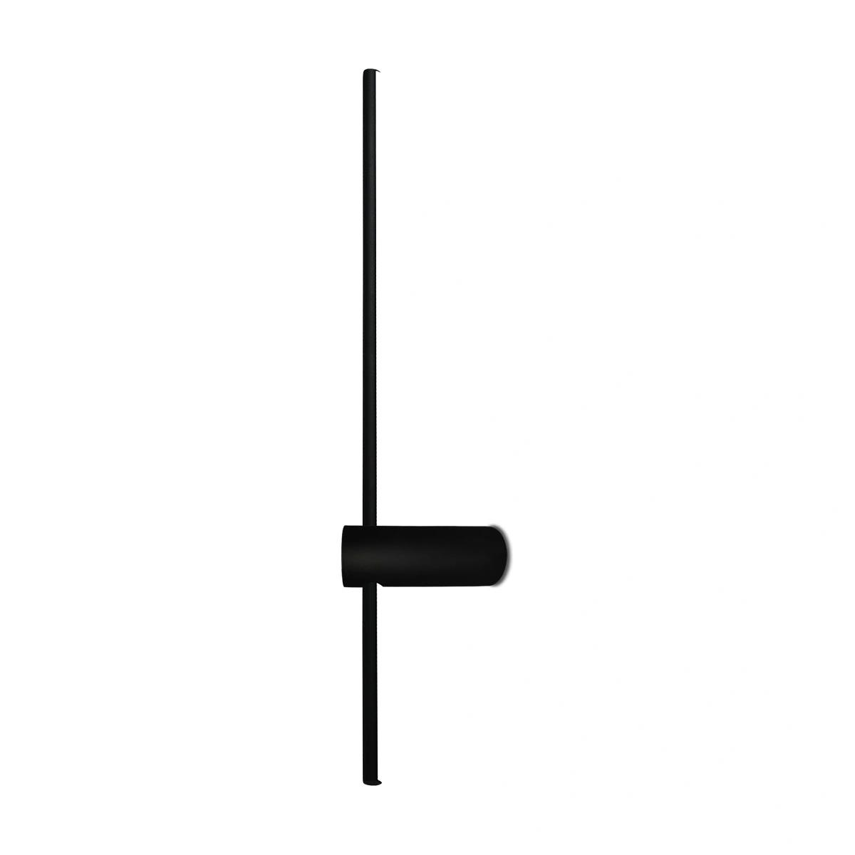 Moderne LED-Wandleuchte Linea No.1 W1 schwarz – Details