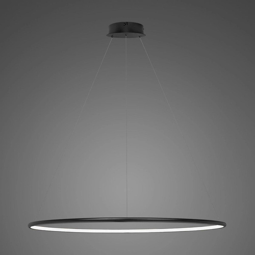 Lampa wisząca Ledowe Okręgi No.1 100 4k czarna Dali