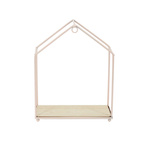 Zestaw 3 półek Domek różowy