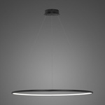 Lampa wisząca Ledowe Okręgi No.1 100cm 4k czarna