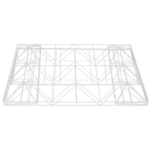 Kosz/stolik Upper składany biały