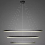 Lampa wisząca Ledowe Okręgi No.3 180cm 3k czarna Dali