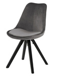 Krzesło Dima VIC dark grey /black