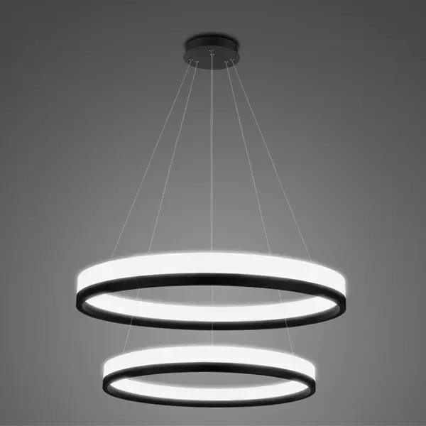Ledowa lampa wisząca Billions No.2 60cm biała - nowoczesny design