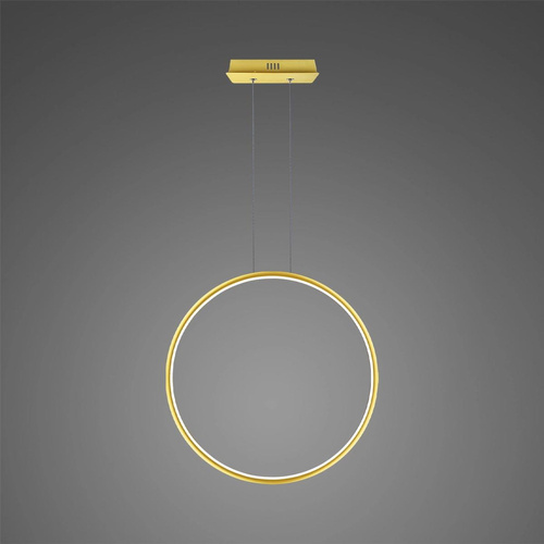 Lampa wisząca Ledowe Okręgi No.1 X 60cm 4k złota Dali