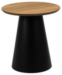Stolik Soli 45cm dąb/czarny