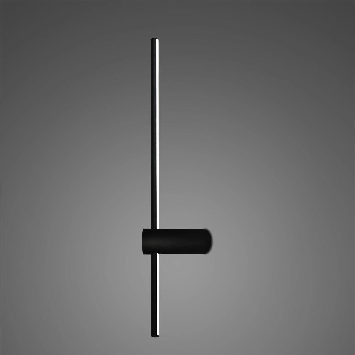 Wandleuchte Linea No.1 W1 100cm schwarz – moderne LED-Lampe