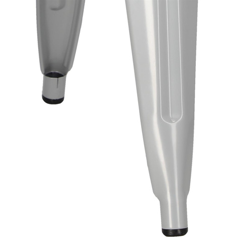 Stołek Paris Wood szary sosna naturalna