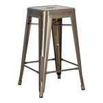 Hoker Paris 66cm metaliczny inspirowany  Tolix