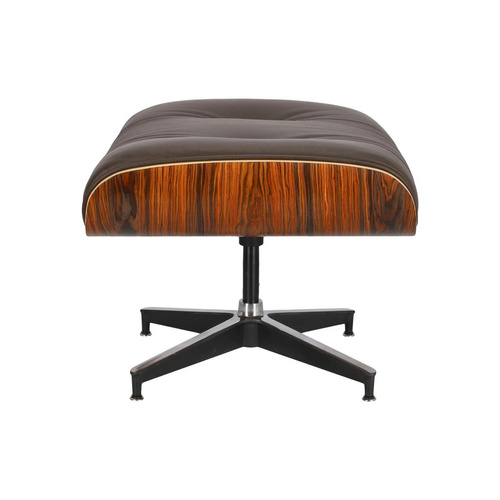 Fotel Vip z podnóżkiem brązowy ciemny/ r osewood