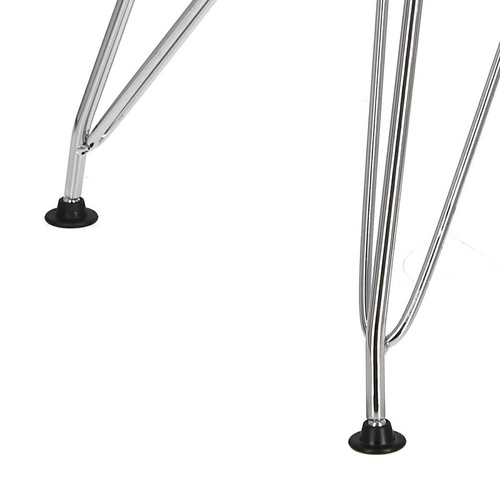 Krzesło P016 PP dark pink, chromowane nogi