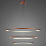 Lampa wisząca Ledowe Okręgi No.3 100cm 3k miedziana