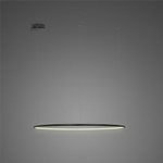 Lampa wisząca Ledowe Okręgi No.1 CO 60cm 4k czarna ściemnialna 