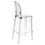 Stołek barowy Viki transparentny 75cm
