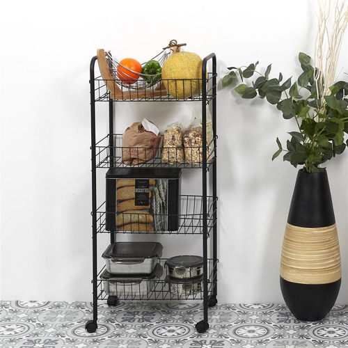 Wózek Pratic czarny metalowy