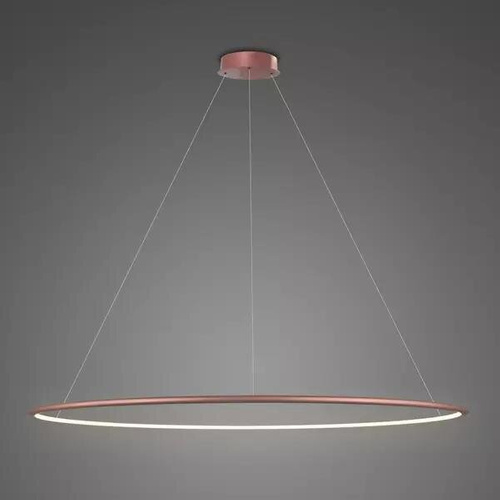 Lampa wisząca Ledowe Okręgi No.1 150cm 3k Różowe Złoto 