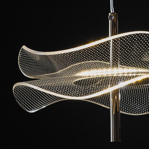 Lampa wisząca Mariposa różowe złoto 3000K
