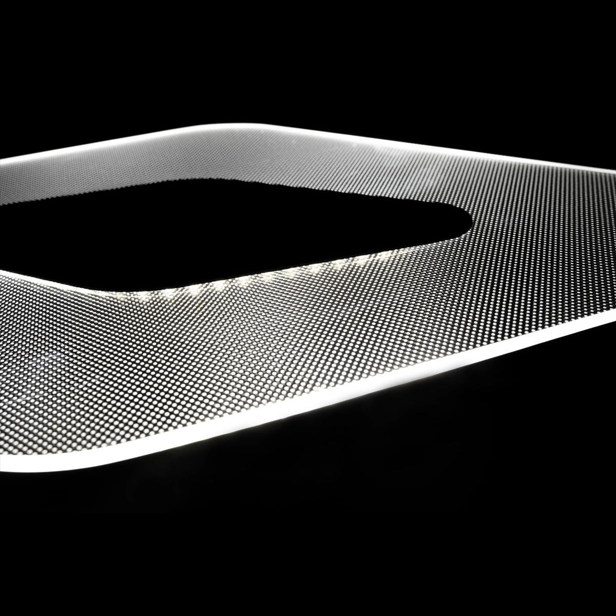 Schwarzer LED-Wandstrahler Acrilico No.3 - Details