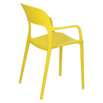 Krzesło z podłokietnikami Flexi oliwkowe