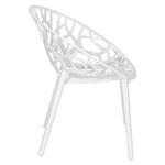 Krzesło Coral White Glossy