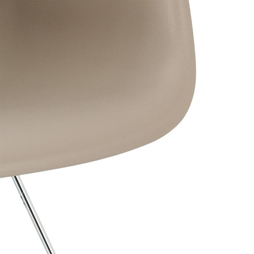 Krzesło P018 PP milde grey, chrom nogi HF