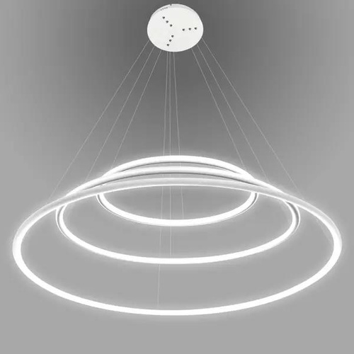 Lampa wisząca Ledowe Okręgi No.3 100cm 4k biała Dali