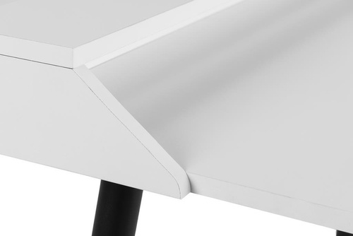 Biurko Joe biały/czarny