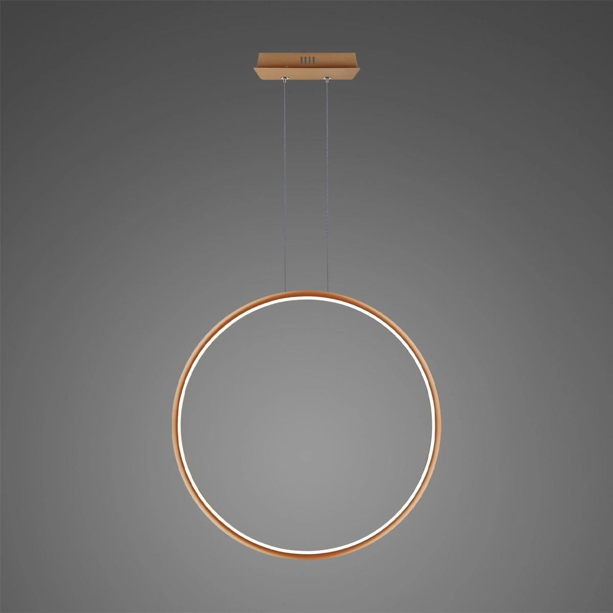 Ledowe Okręgi No.1 X 80cm 3k copper Dali pendant lamp