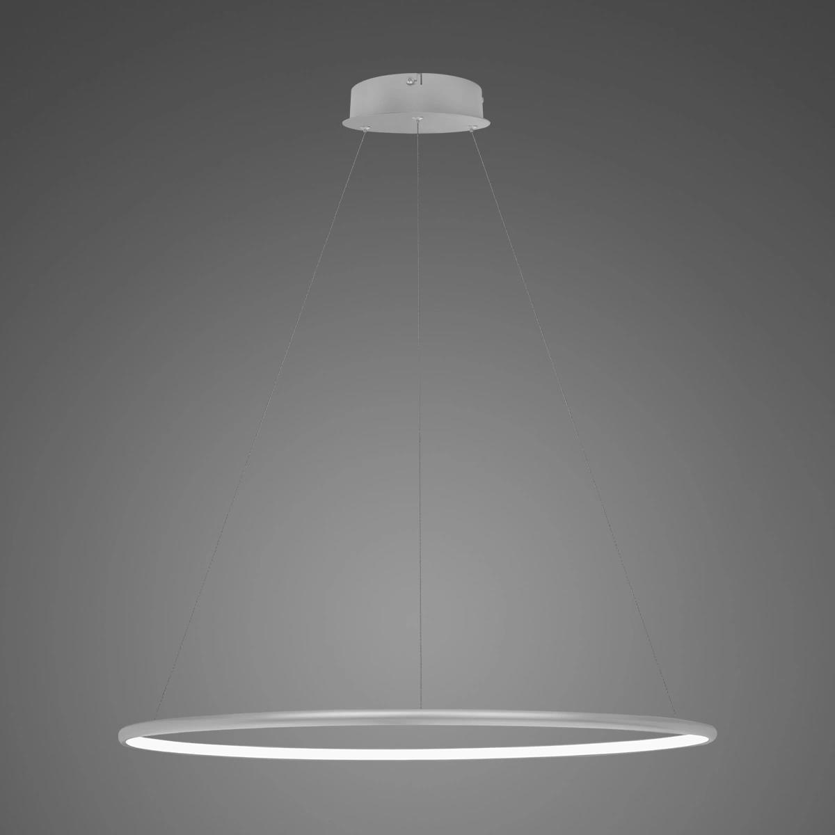 LED-Hängeleuchte Ledowe Okręgi No.1 80cm 4k silber Dali