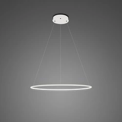 Lampa wisząca Ledowe Okręgi No.1 403k biała ściemnialna 
