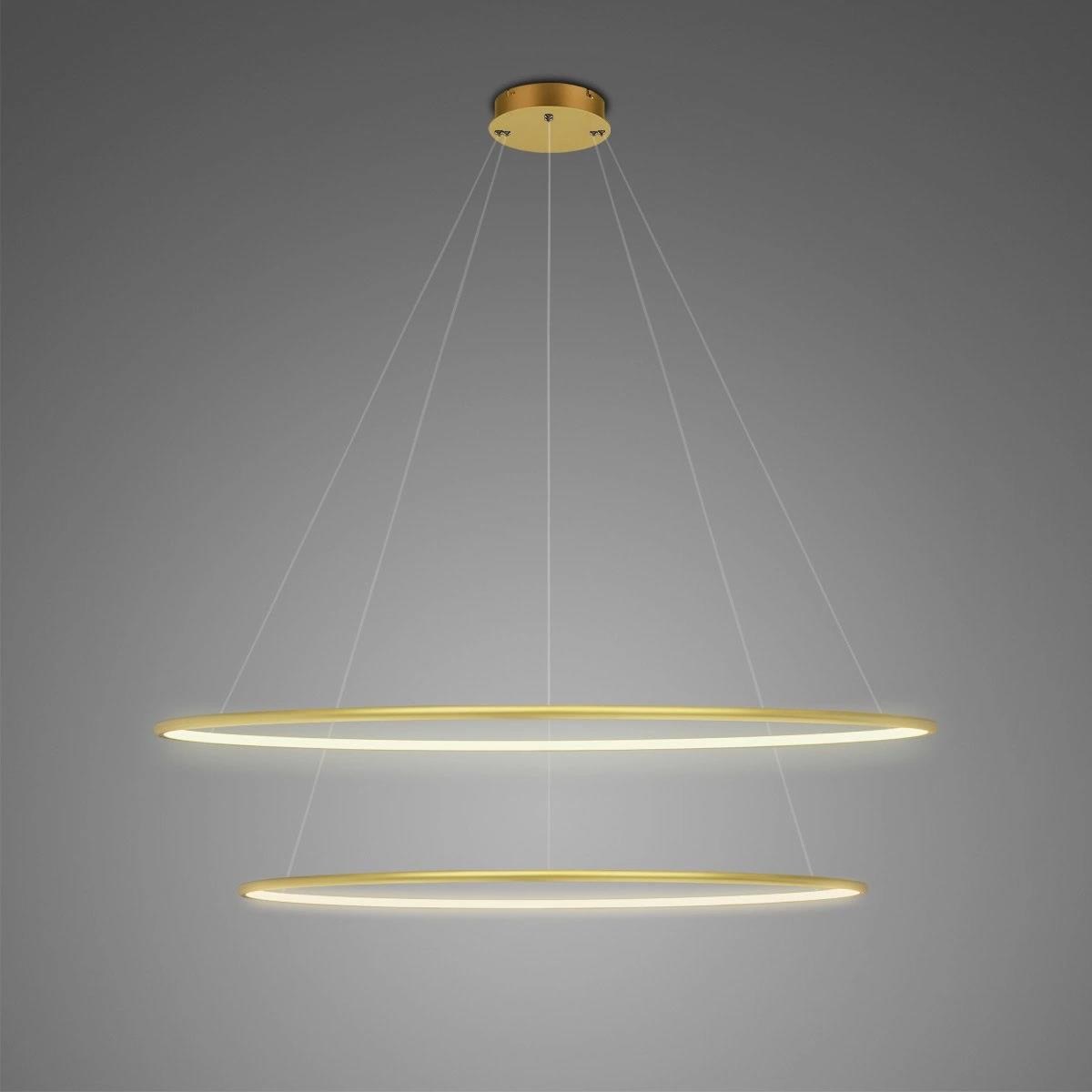Lampa Ledowe Okręgi No.2 100cm 3k złota Dali