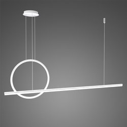 Lampa wisząca LINEA No.2 Φ40 cm 3k biała  Altavola Design
