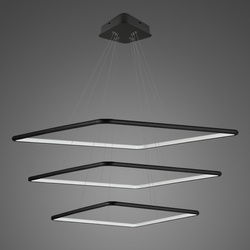 Lampa wisząca Ledowe Kwadraty No.3 3k black