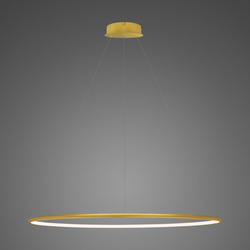 Lampa wisząca Ledowe Okręgi No.1 Φ100 cm in 3k złota ściemnialna Altavola Design