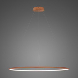 Lampa wisząca Ledowe Okręgi No.1 100cm 4k miedziana