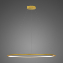 Lampa wisząca Ledowe Okręgi No.1 100cm 4k złota