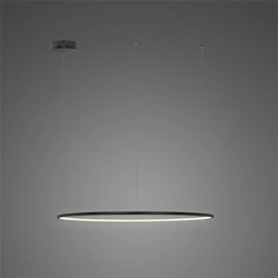 Lampa wisząca Ledowe Okręgi No.1 180cm 3k czarna 