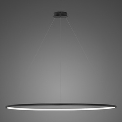 Lampa wisząca Ledowe Okręgi No.1 180cm 3k czarna 