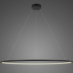 Lampa wisząca Ledowe Okręgi No.1 230cm 3k czarna 