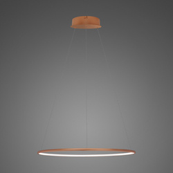 Lampa wisząca Ledowe Okręgi No.1 40cm 3k miedziana 