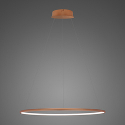 Lampa wisząca Ledowe Okręgi No.1 60cm 3k miedziana 