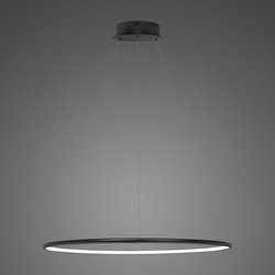 Lampa wisząca Ledowe Okręgi No.1 60cm 4k 32W czarna 