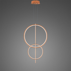 Lampa wisząca Linea No.5 60/40cm miedziana 3k 