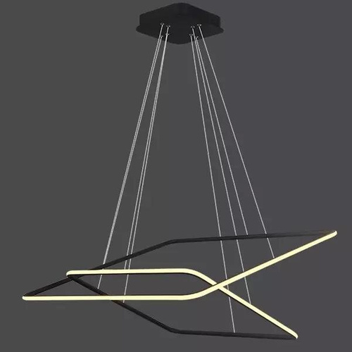 Altavola Design: Lampa wisząca Ledowe Kwadraty No. 2 out 3k czarna 