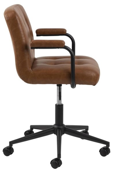 Fotel biurowy Cosmo Arm Vintage brązowy